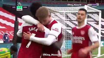 آرسنال 3 × 1 وست بروميتش | اهداف اللقاااء ⚽️ "