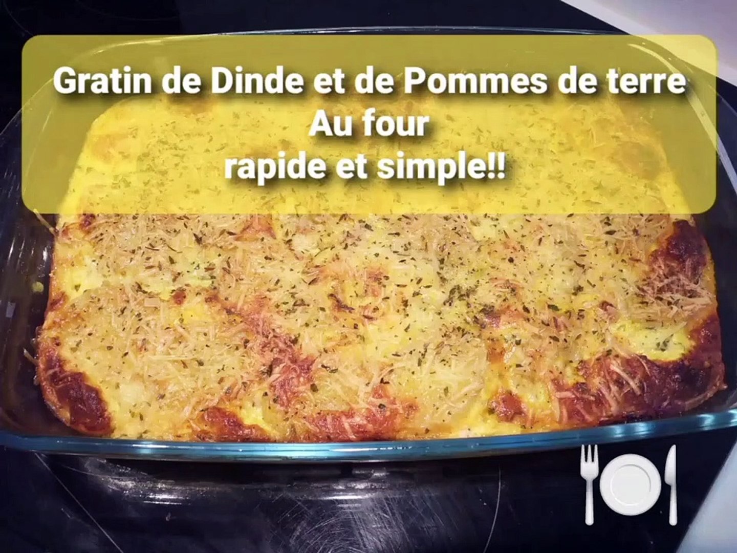 Escalope De Dinde Et Pommes De Terre Au Four Facile Et Rapide! - video  Dailymotion