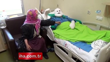 Odada biriken gaz bomba gibi patladı