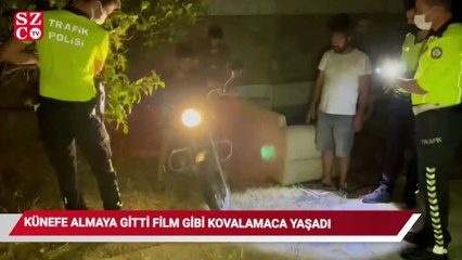 Sokağa çıkma yasağında künefe almaya gitti, polislerle film gibi kovalamaca yaşadı