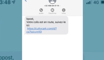 «Votre colis est en route, suivez le ici»: prudence si vous recevez ce SMS de Bpost!