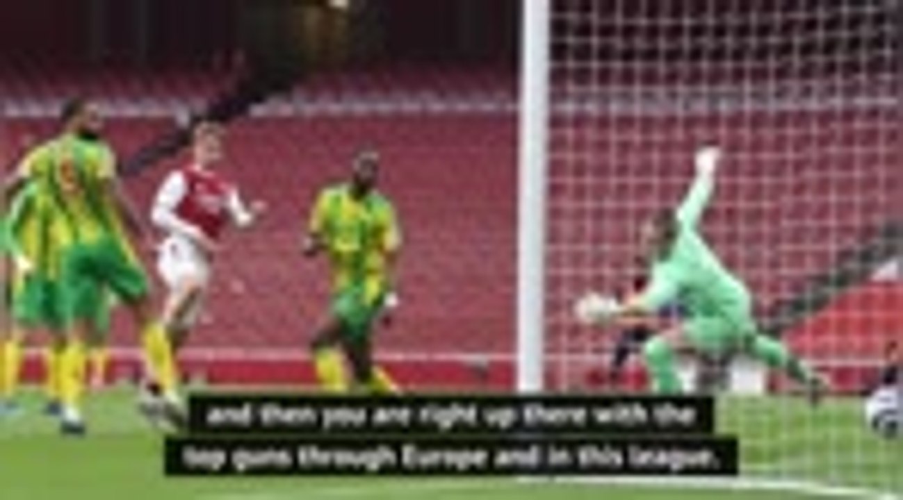Arteta praises goalscorers Smith Rowe and Willi...