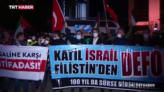 TÜGVA üyelerinden İsrail'in Mescid-i Aksa saldırılarına tepki