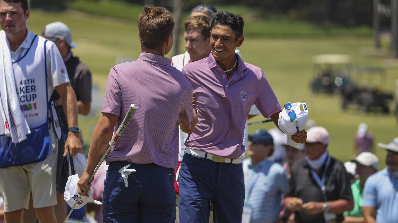 Winning Moments from Sunday's Action at the Walker Cup
