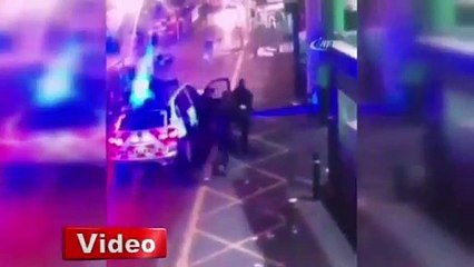 Londra saldırısının görüntüleri yayınlandı
