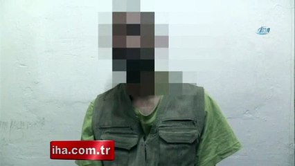 Yakalanan teröristten kan donduran itiraflar