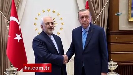 Cumhurbaşkanı Erdoğan, İran Dışişleri Bakanı'nı kabul etti