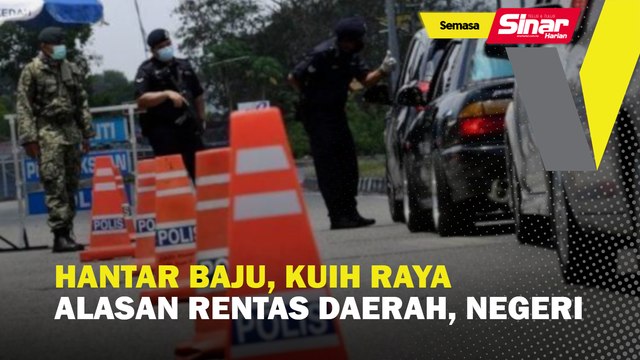 Hantar baju, kuih raya alasan rentas daerah, negeri