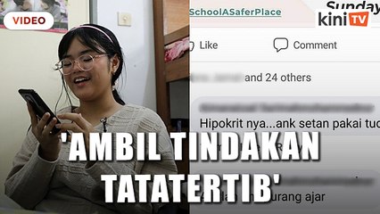 Tulis komen negatif: 'Ambil tindakan pada pengetua sekolah jika benar'