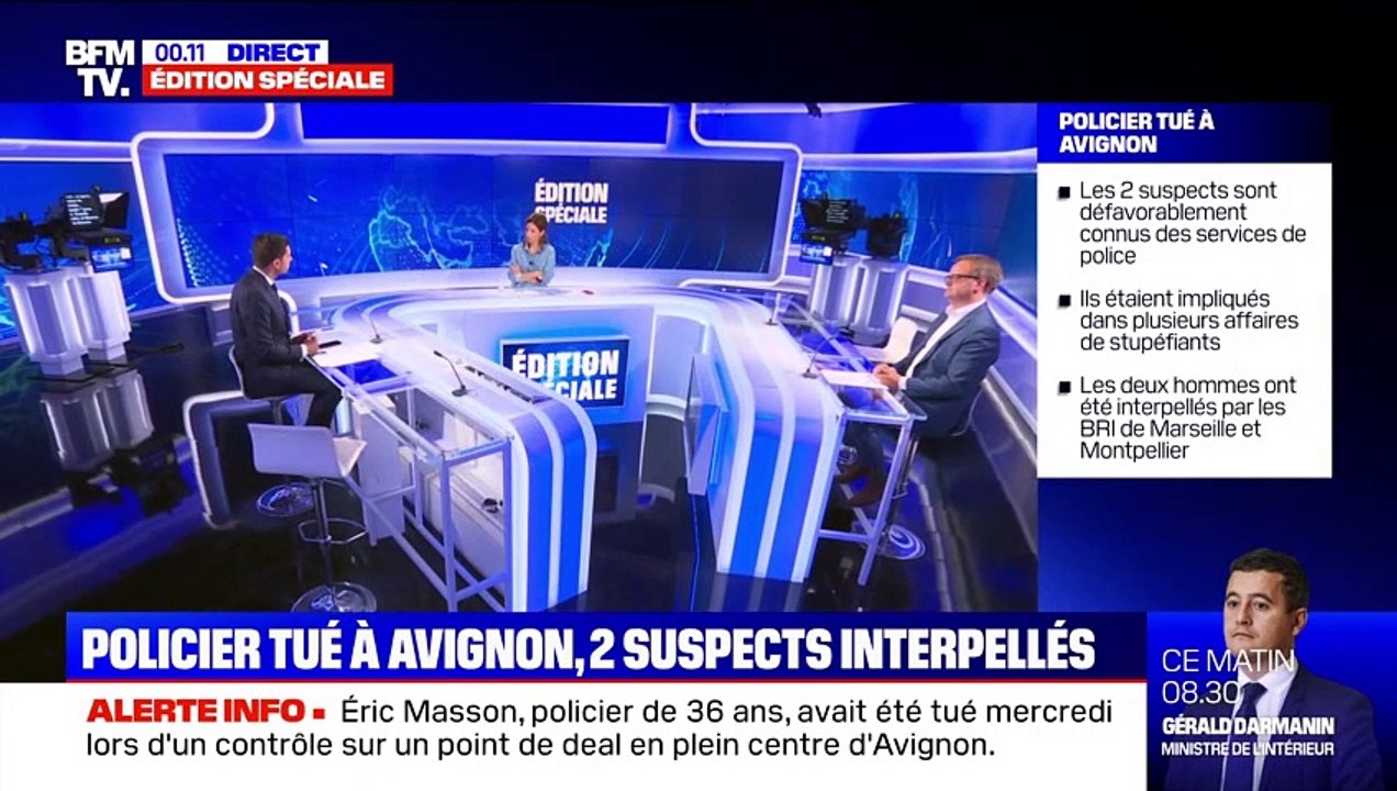 Policier tué à Avignon: deux hommes interpellés - 09/05