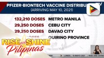 Pilipinas, inaasahang makakatanggap ng 1.1-M doses ng Pfizer vaccine mula sa WHO