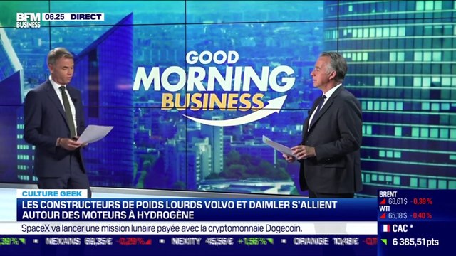 Culture Geek : Les constructeurs de poids lourds Volvo et Daimler s'allient autour des moteurs à hydrogène, par Frédéric Simottel - 10/05