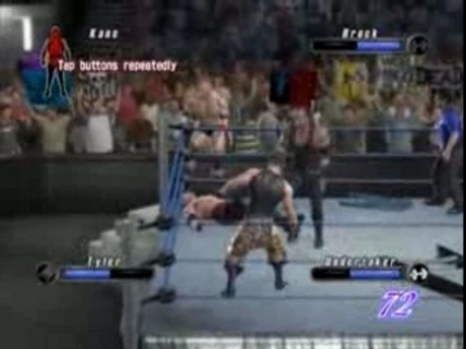 TLC match en équipe sd vs raw 2008 ps3