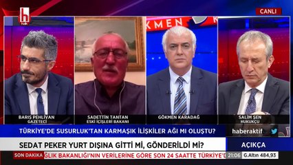 Eski İçişleri Bakanı Tantan: O mafyamsı tipler bir şey değil; Tayyip Bey, o gücü onlara veren ve kendisine bilgi aktarmayan zihinsel kuşatmayı temizlemesi lazım