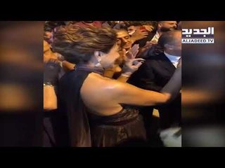 بالفيديو : جوليا بطرس ترقص وعلي الديك يغني "مشيانة وعم تتدلع"