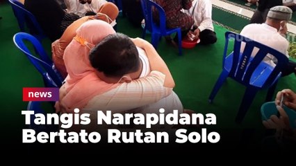 Tangis Narapidana Bertato Rutan Solo Pecah di Pangkuan Sang Ibu