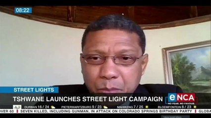City of Tshwane launches street lights campaign