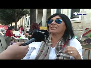 رسوم غرافيتي "الثورة" تجتاح أحياء وسط بيروت -  عمر خداج