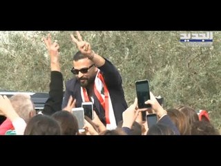 وصول وسام حنا إلى مخفر مزرعة الضهر ودعم كبير من قبل بديع أبو شقرا وأنجو ريحان وغيرهما