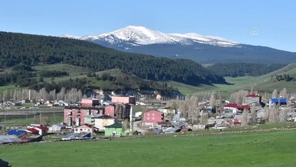 Mayıs ayında dağlar beyaza büründü