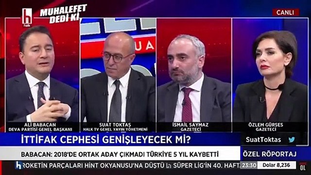 Ali Babacan: 2018'de ortak aday çıkmadığı için ülke 5 yıl kaybetti, Abdullah Gül aday olsa kazanıyordu