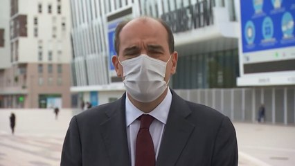 Déclaration du Premier ministre depuis le centre de vaccination de Paris La Défense Arena