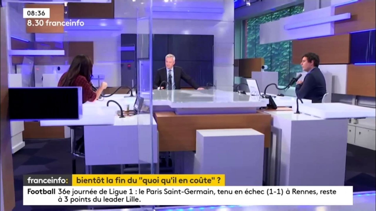 Le ministre de l'Economie Bruno Le Maire trouve "légitime" la demande des commerces fermés durant la crise sanitaire de pouvoir ouvrir le dimanche - VIDEO