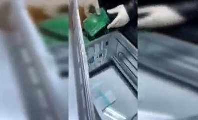 Mikrodalga fırın içerisinde 5 kilo eroin ele geçirildi