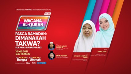 [LIVE] Pasca Ramadan: Di manakah takwa?