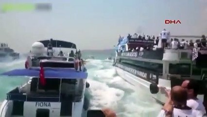 Beşiktaş kutlamalarındaki kazanın görüntüleri ortaya çıktı