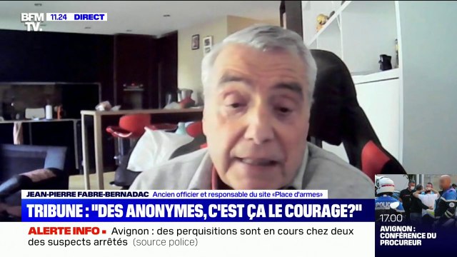 Jean-Pierre Fabre-Bernadac, signataire de la première tribune de militaires: la grande différence avec la première, c'est que ce sont des gens de terrain