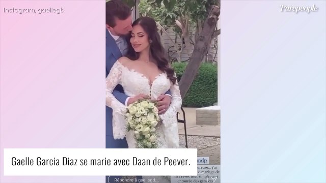 Gaelle Garcia Diaz a épousé Daan De Pever : sa robe sublime, photos des mariés...