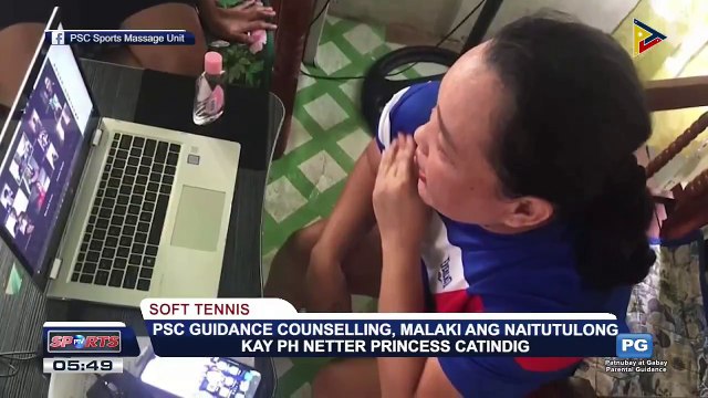 Philippine Sports Commission guidance counselling, malaki ang naitutulong kay PH netter Princess Catindig