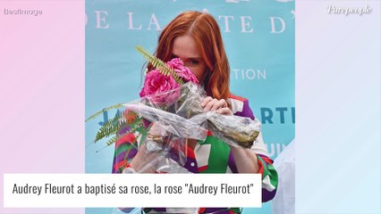 Audrey Fleurot rayonnante : elle découvre la rose qui va porter son nom