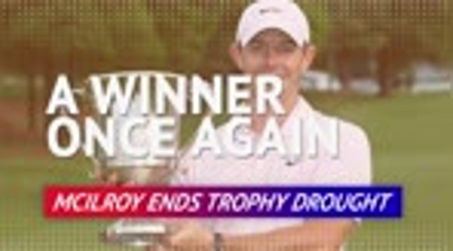 McIlroy thrilled to break trophy drought at Quail Hollow