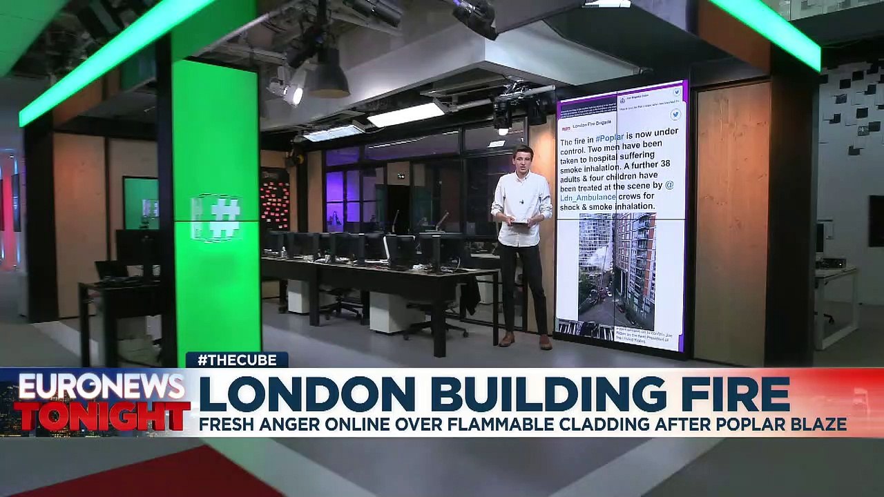 London building fire raises fresh anger over flammable cladding