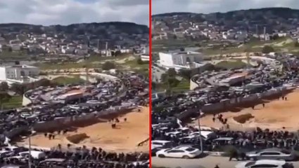 Binlerce Filistinli Mescid-i Aksa'yı korumak için yürüyüşe geçti