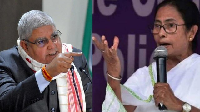 Bengal: Dhankhar questions law & order, Mamata accuses BJP!