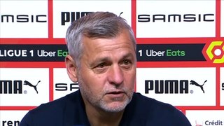 Football - Ligue 1 - Bruno Génésio en conférence de presse après Rennes 1-1 PSG