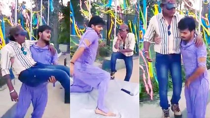 कोरियोग्राफर रामदेवन से कैसे डांस स्टेप सीखते है कल्लू,देखिये वीडियो