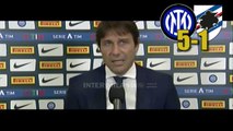 INTER-SAMPDORIA 5-1 * CONTE: LA VITTORIA? QUESTO SCUDETTO ME LO STO GUSTANDO E LO STIAMO VIVENDO.