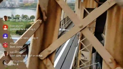 Smooth Sanchez climbs Queensboro Bridge