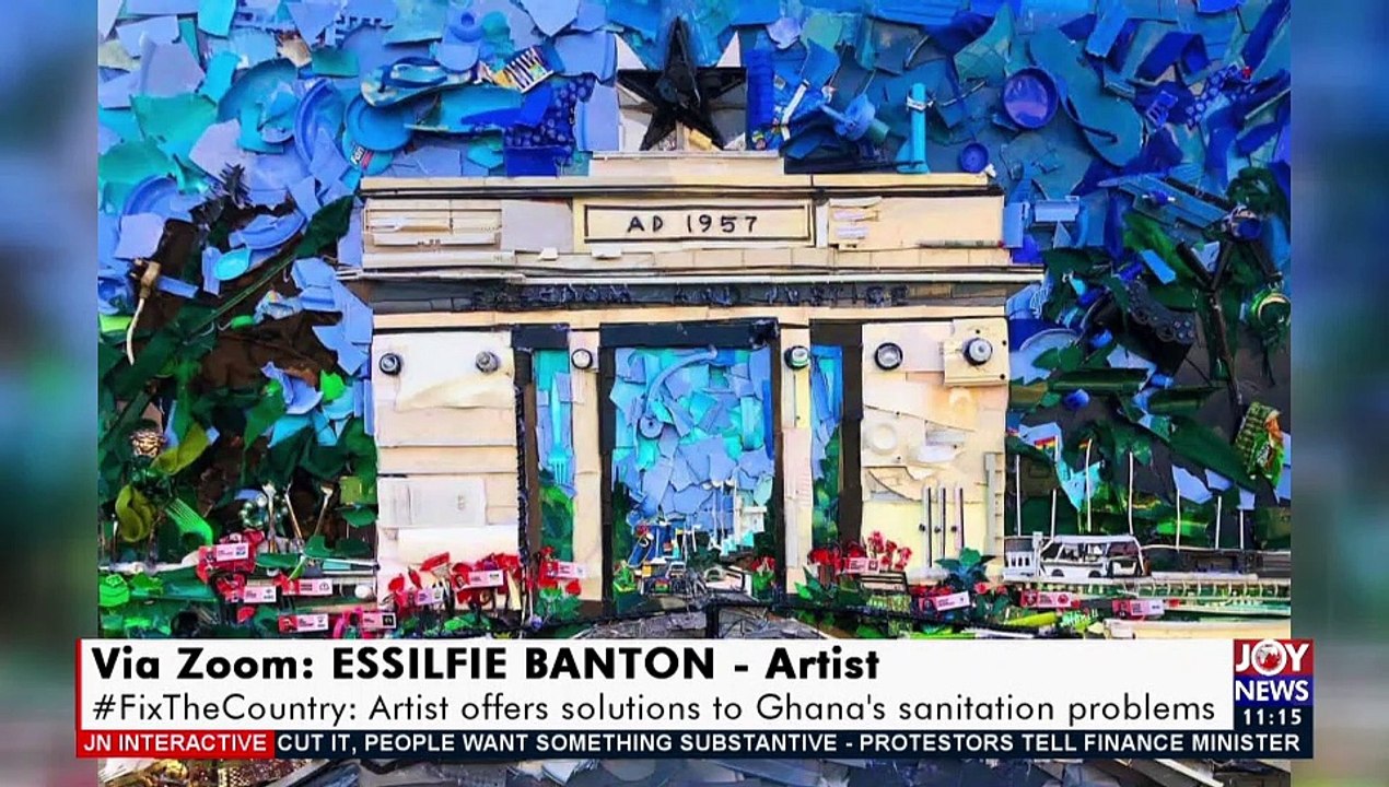 #FixTheCountry: Artist offers solutions to Ghana’s sanitation problems - JoyNews Interactive (10-5-21)