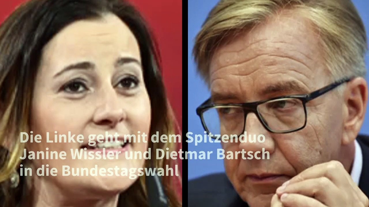 Wissler und Bartsch führen Linke in die Bundestagswahl
