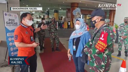 Antisipasi Ledakan Pengunjung, Anggota TNI Periksa Kesiapan Penegakan Prokes di Pusat Perbelanjaan