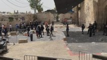 Disturbios en Jerusalén terminan con 215 heridos, cuatro en estado grave