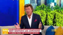 Bert Newton has leg amputated _ 9 News Australia