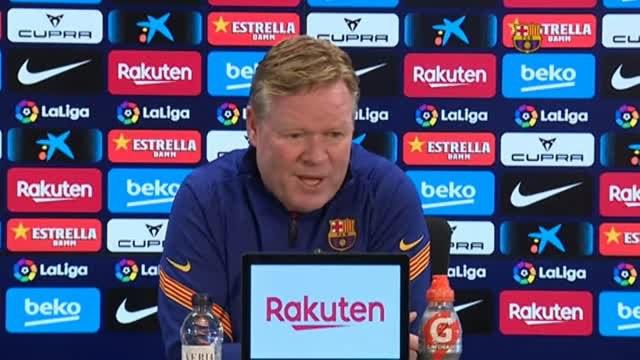 Koeman, sobre los arbitrajes: Llega un momento en el que no sabes cuando es mano