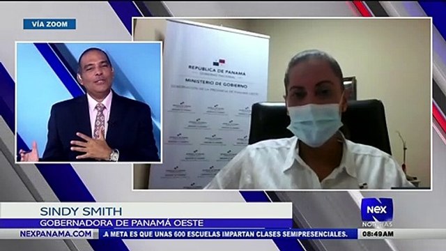 Entrevista a Sindy Smith, sobre la segunda dosis de la vacuna en Panamá Oeste - Nex Noticias
