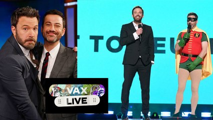 Ben Affleck And Jimmy Kimmel Showed Up In A Unique Style On Vax Live